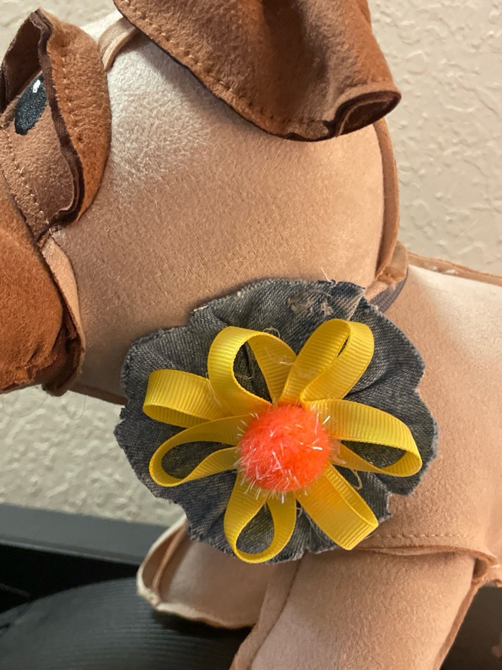Pretty Pet Denim Flower Accessory